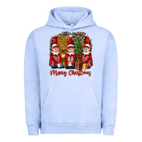 Pigment Grape Ice Merry christmas elfs Urban Hoodie - FaDigitalArtStudio