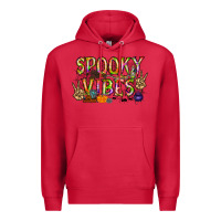 Cardinal spooky vibes Premium Hoodie - RacoonDesign