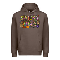 Coffee spooky vibes Premium Hoodie - RacoonDesign