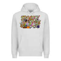 Dove Grey spooky vibes Premium Hoodie - RacoonDesign