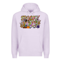 Lilac spooky vibes Premium Hoodie - RacoonDesign