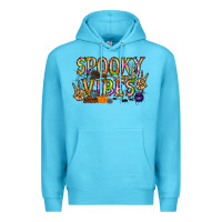 Ocean Blue spooky vibes Premium Hoodie - RacoonDesign