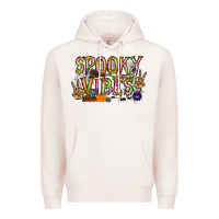 Pale Pink spooky vibes Premium Hoodie - RacoonDesign