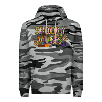 Slate Camo spooky vibes Premium Hoodie - RacoonDesign