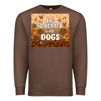 Chestnut life is better with dogs Premium Sweatshirt - MaliasSmallBusiness