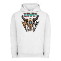 Pigment Lunar Rock howdy boho skull Urban Hoodie - CowhideDigitalArt