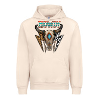 Sandshell howdy boho skull Urban Hoodie - CowhideDigitalArt