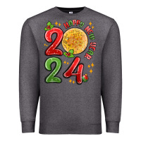 Charcoal Heather happy new year 2024 Premium Sweatshirt - MaliasSmallBusiness