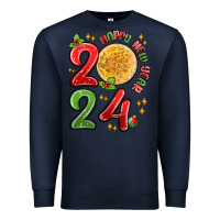 Navy happy new year 2024 Premium Sweatshirt - MaliasSmallBusiness