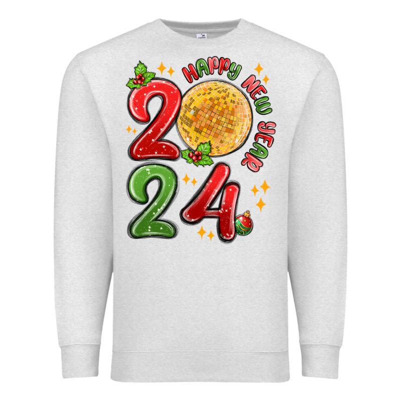 Happy New Year 2024 Premium Sweatshirt by MaliasSmallBusiness | Teevron