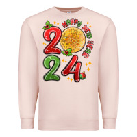 Pale Pink happy new year 2024 Premium Sweatshirt - MaliasSmallBusiness