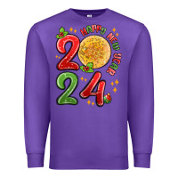 Purple happy new year 2024 Premium Sweatshirt - MaliasSmallBusiness
