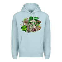 Blue Mist Charolais St. Patrick's Day Premium Hoodie - OliviaCreatesArt