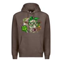 Coffee Charolais St. Patrick's Day Premium Hoodie - OliviaCreatesArt