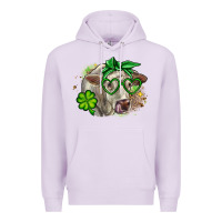 Lilac Charolais St. Patrick's Day Premium Hoodie - OliviaCreatesArt