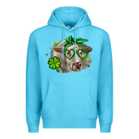 Ocean Blue Charolais St. Patrick's Day Premium Hoodie - OliviaCreatesArt