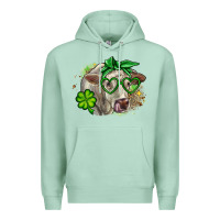 Seafoam Charolais St. Patrick's Day Premium Hoodie - OliviaCreatesArt
