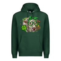 Sports Green Charolais St. Patrick's Day Premium Hoodie - OliviaCreatesArt