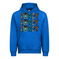 Cobalt howdy howdy howdy Urban Hoodie - CowhideDigitalArt