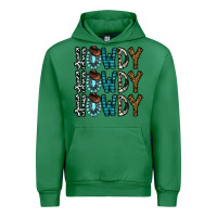 Emerald howdy howdy howdy Urban Hoodie - CowhideDigitalArt