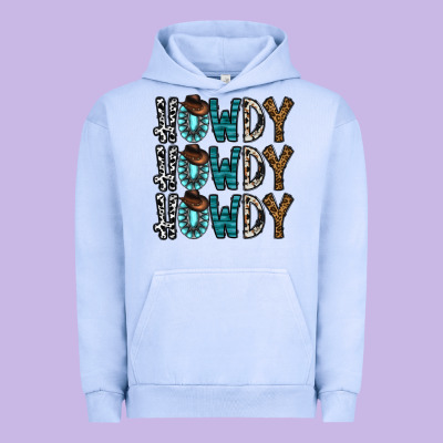 Howdy Howdy Howdy Urban Hoodie Designed By Cowhidedigitalart