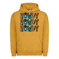 Pigment Peanut Butter howdy howdy howdy Urban Hoodie - CowhideDigitalArt