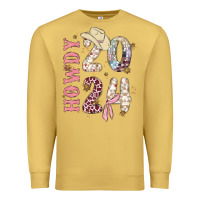 Antique Gold howdy 2024 Premium Sweatshirt - MaliasSmallBusiness