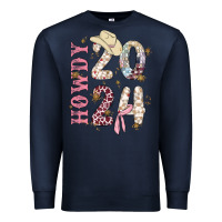 Navy howdy 2024 Premium Sweatshirt - MaliasSmallBusiness