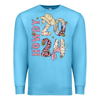 Ocean Blue howdy 2024 Premium Sweatshirt - MaliasSmallBusiness