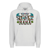 Dove Grey summer nana Premium Hoodie - CowhideDigitalArt