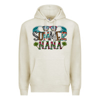 Oatmeal Heather summer nana Premium Hoodie - CowhideDigitalArt
