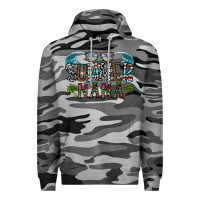 Slate Camo summer nana Premium Hoodie - CowhideDigitalArt