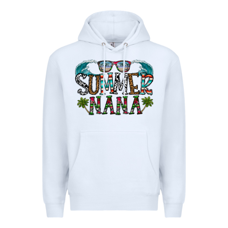 Summer Nana Premium Hoodie by CowhideDigitalArt | Teevron