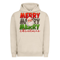 Pigment French Oak Merry Christmas Santa Urban Hoodie - FaDigitalArtStudio