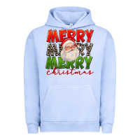 Pigment Grape Ice Merry Christmas Santa Urban Hoodie - FaDigitalArtStudio