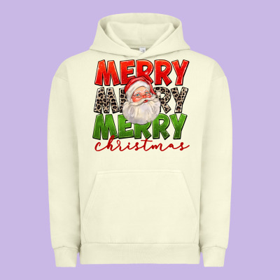 Merry Christmas Santa Urban Hoodie Designed By Fadigitalartstudio