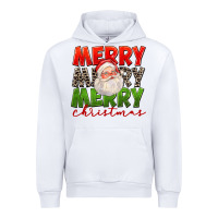 White Merry Christmas Santa Urban Hoodie - FaDigitalArtStudio
