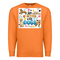 Carrot life is better with dogs Premium Sweatshirt - MaliasSmallBusiness