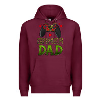 Burgundy gamer dad Premium Hoodie - HRA Design Shop