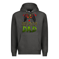 Charcoal Heather gamer dad Premium Hoodie - HRA Design Shop