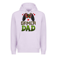 Lilac gamer dad Premium Hoodie - HRA Design Shop