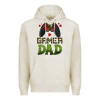 Oatmeal Heather gamer dad Premium Hoodie - HRA Design Shop