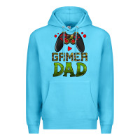 Ocean Blue gamer dad Premium Hoodie - HRA Design Shop