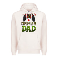 Pale Pink gamer dad Premium Hoodie - HRA Design Shop