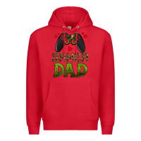 Red gamer dad Premium Hoodie - HRA Design Shop