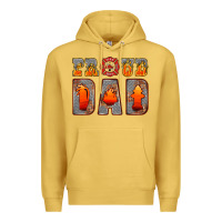 Antique Gold proud dad Premium Hoodie - HRA Design Shop
