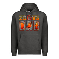 Charcoal Heather proud dad Premium Hoodie - HRA Design Shop