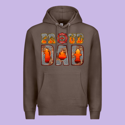 Proud Dad Premium Hoodie Designed By Hra Design Shop