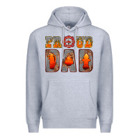 Heather Grey proud dad Premium Hoodie - HRA Design Shop