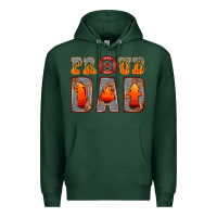 Sports Green proud dad Premium Hoodie - HRA Design Shop